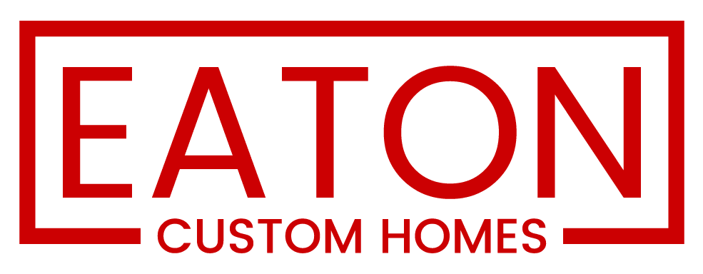 Eaton Custom Homes Logo in Red